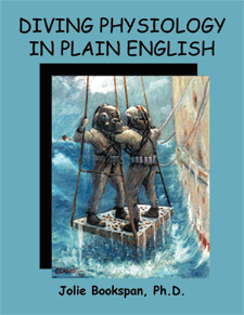 ALT =[“Diving Physiology in Plain English - Blue Cover 6th Edition: by Dr. Jolie Bookspan”] 